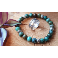 Zilveren Bohemian Leaves ring